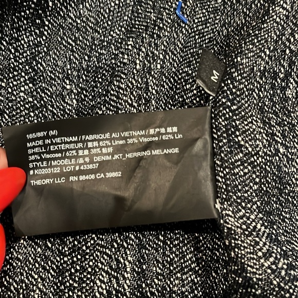 Theory Linen Jacket - Picture 4 of 6